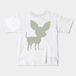 Bubble chihuahua profile silhouette Kids T-Shirt